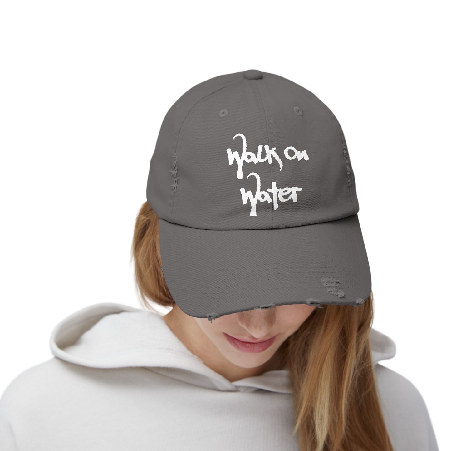 Walk on Water Distressed Cap