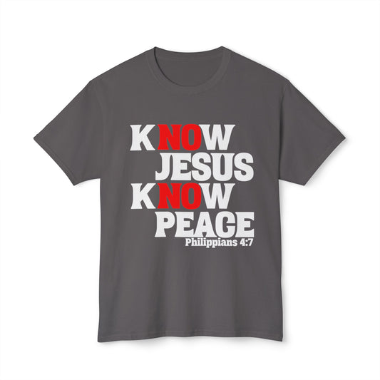 Know Jesus Know Peace Tee