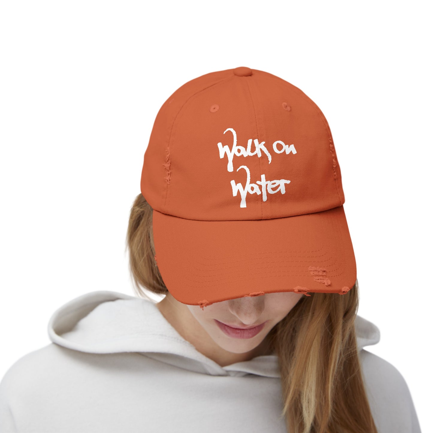 Walk on Water Distressed Cap