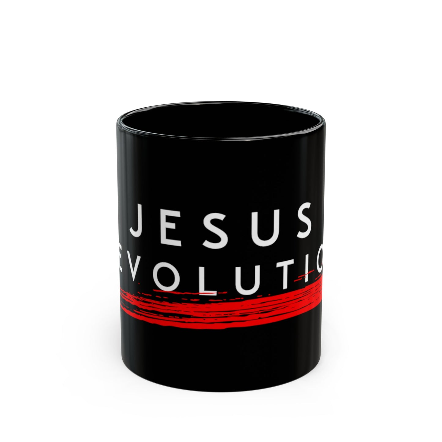 Jesus Revolution Black Mug