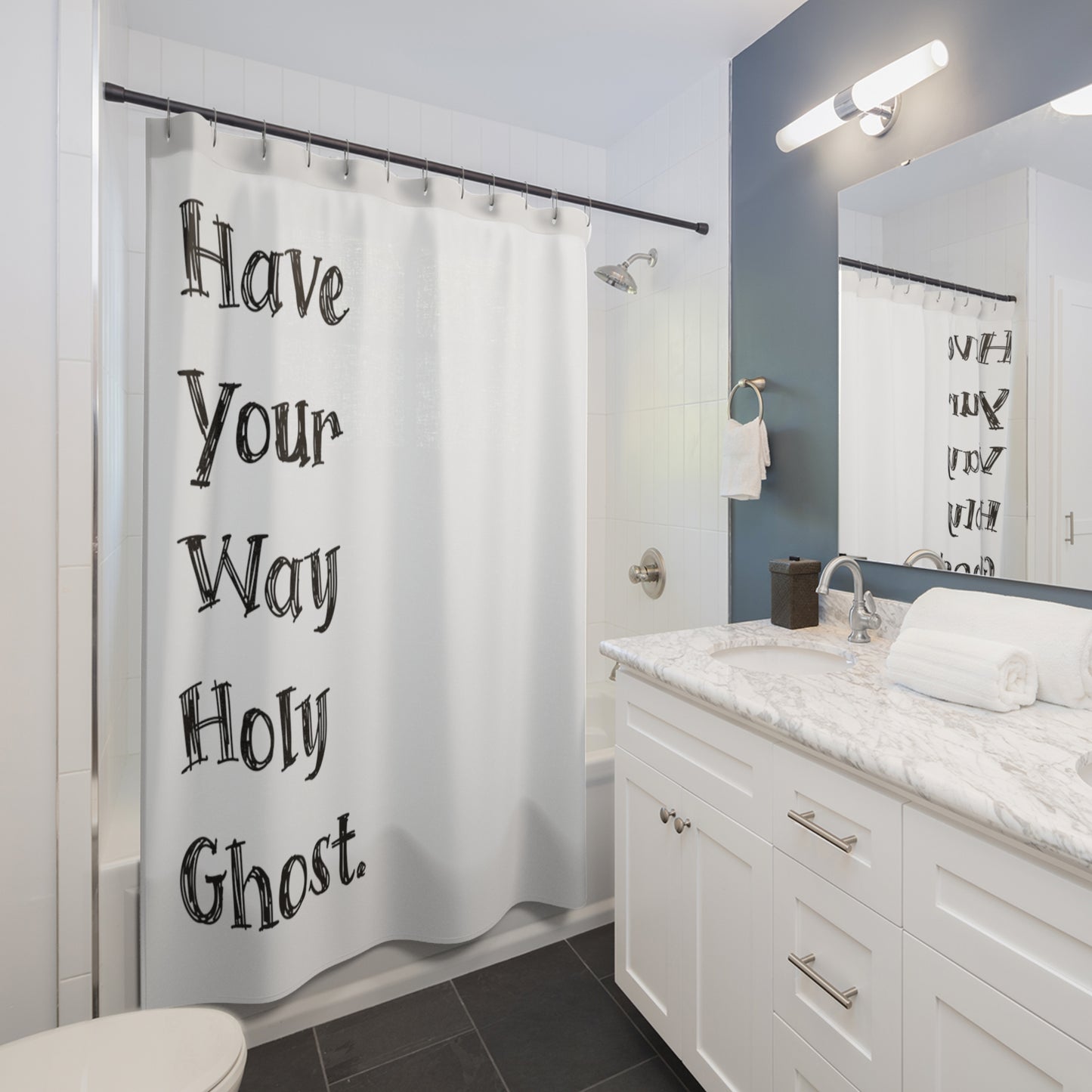 Have Your Way Shower Curtain