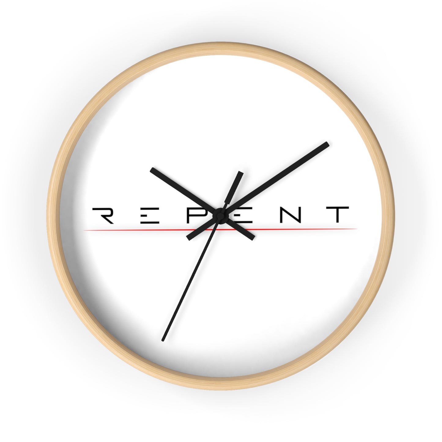 Repent Wall Clock