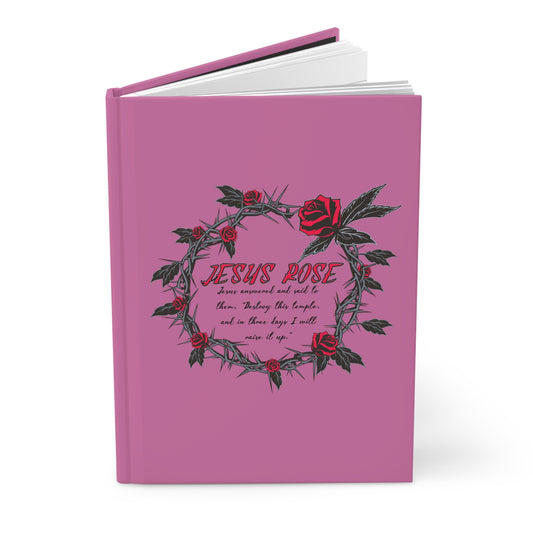 Jesus Rose Hardcover Journal Matte