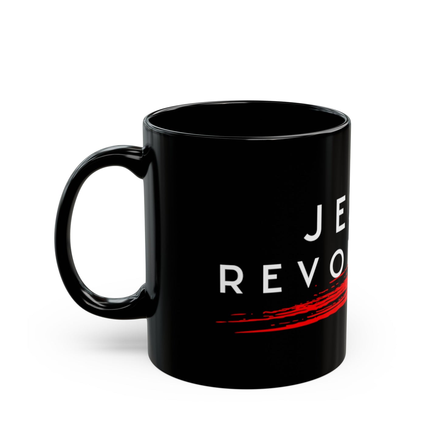 Jesus Revolution Black Mug