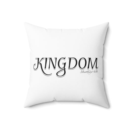 Kingdom Faux Suede Square Pillow